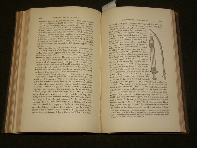 1865 THE FUNCTIONS OF THE REPRODUCTIVE ORGANS BOOK BY WILLIAM ACTON - KD 6180