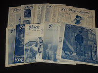 1903 PARIS QUI CHANTE REVUE ILLUSTREE MAGAZINE LOT OF 28 ISSUES - O 3442D