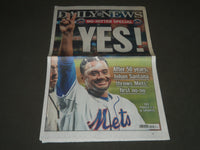 2012 JUNE 2 NEW YORK DAILY NEWS - YES! JOHAN SANTANA NO-NO - NP 2458