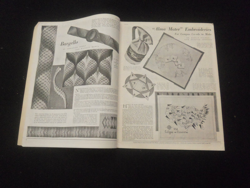 1938 OCTOBER HOME ARTS NEEDLECRAFT MAGAZINE-LIGHT FOR PLEASENTER LIVING- SP 886J