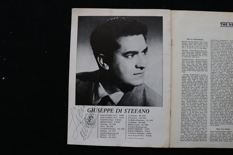 1966 MAY 13 CARNEGIE HALL PROGRAM - LICIA ALBANESE SIGNED TWICE - K 1996
