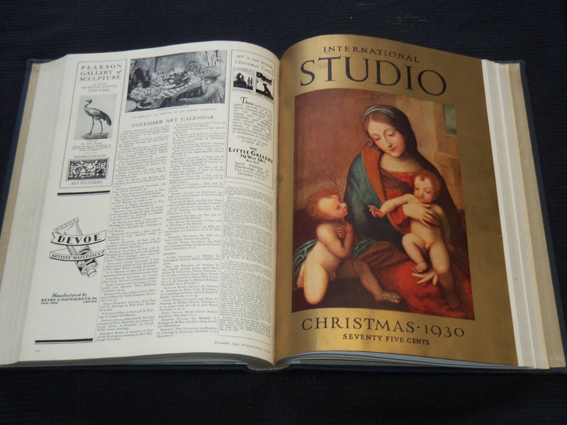 1930 SEPT-DEC THE INTERNATIONAL STUDIO MAGAZINE BOUND VOLUME - KD 1870F
