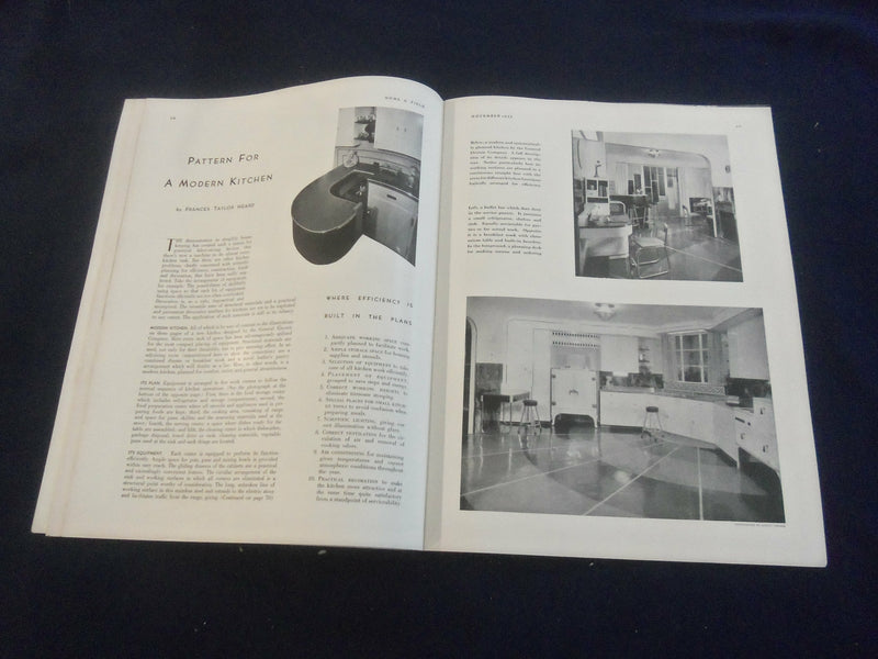1933 NOVEMBER HOME & FIELD MAGAZINE - GREAT PHOTOS, STORIES & ADS - SP 1224G