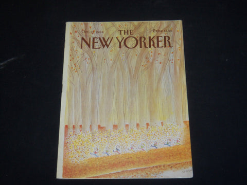 1984 OCTOBER 22 THE NEW YORKER MAGAZINE - ILLUSTRATED COVER - NY 1306