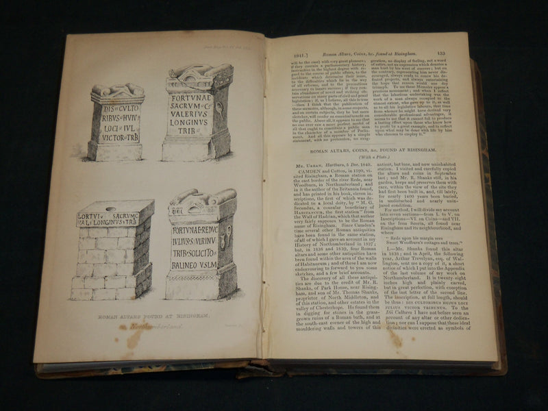 1841 THE GENTLEMAN'S MAGAZINE HISTORICAL CHRONICLE BOUND VOLUME- KD 3370C