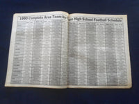 1990 AUGUST 26 SUNDAY INDEPENDENT NEWSPAPER - FOOTBALL PREVIEW - NP 6179