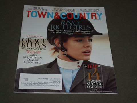 2012 AUGUST TOWN & COUNTRY MAGAZINE - CHARLOTE CASIRAGHI COVER - SP 2721