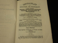 1895-1910 CENTRALBLATT FUR BAKTERIOLOGIE GERMAN VOLUMES LOT OF 19 - KD 21D