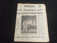 1969 JULY 9 CHICAGO AMERICAN TODAY NEWSPAPER -PREVIEW OF MOON LANDING - NP 5835