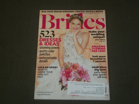 2012 DECEMBER BRIDES MAGAZINE - NICE COVER, PHOTOS & ARTICLES - B 2221