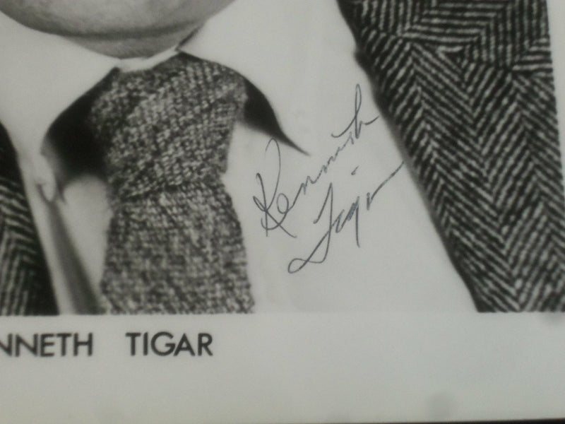 KENNETH TIGAR 8x10 AUTOGRAPHED PHOTOGRAPH