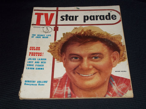 1953 AUGUST TV STAR PARADE MAGAZINE - ARTHUR GODFREY FRONT COVER - E 14034