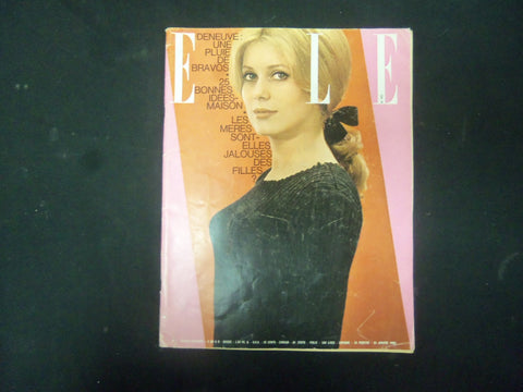 1964 JANUARY 31 FRENCH ELLE MAGAZINE - NICE COVER, PHOTOS & ADS - ST 4104