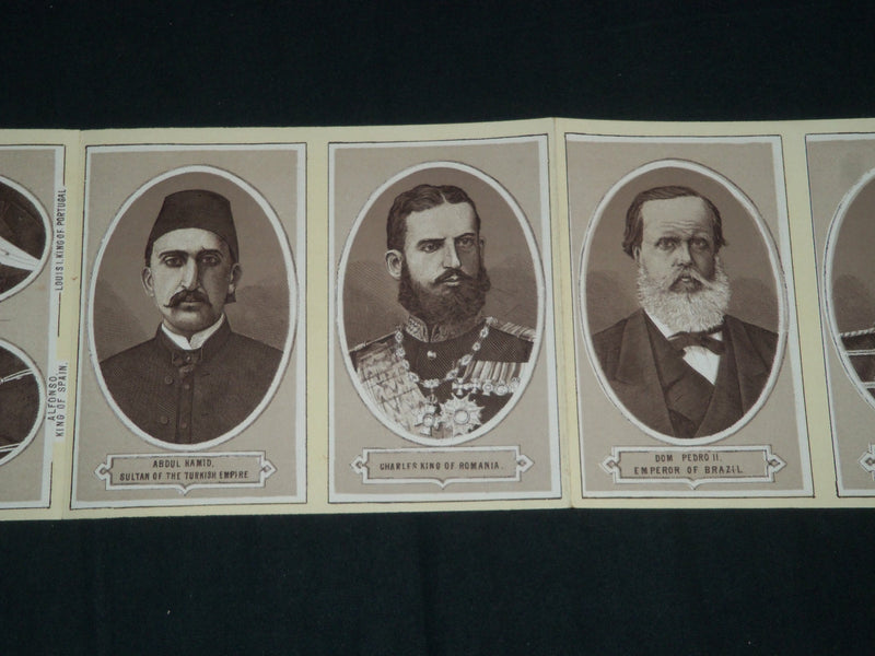 1880'S CROWNED HEADS AND RULERS OF THE WORLD BOOK - J 4325