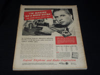 1946 DECEMBER RADIO NEWS MAGAZINE - COMMUNICATIONS RECEIVER FRONT COVER - E 5192