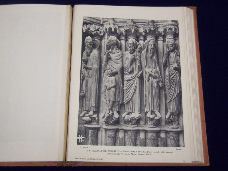 1900 MONOGRAPHIE DE LA CATHEDRALE DE CHARTRES BY ETIENNE HOUVET - FRENCH- KD 859