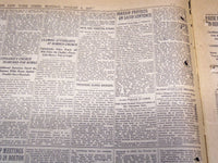 1927 AUGUST 8 NEW YORK TIMES - SACCO STRIKE HERE - RONARD WOOD DEAD - NT 9562