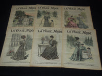 1906 LA VRAIE MODE FRENCH FASHION MAGAZINE LOT OF 22 ISSUES - O 3442G