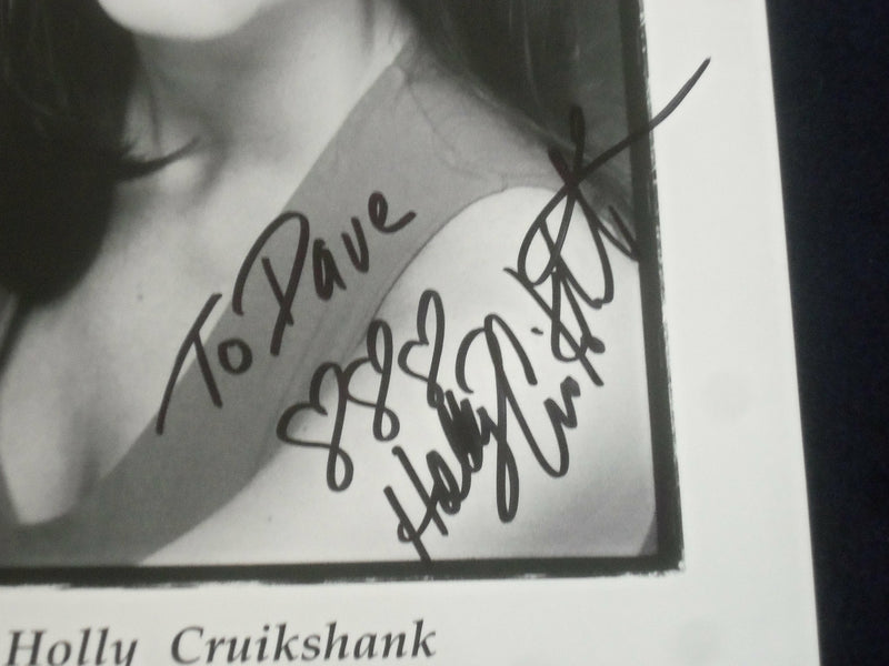 HOLLY CRUIKSHANK 8x10 AUTOGRAPHED PHOTOGRAPH