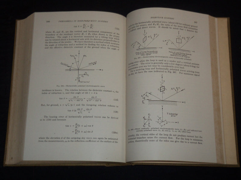 1936 PHENOMENA IN HIGH-FREQUENCY SYSTEMS BOOK BY AUGUST HUND- KD 5294R