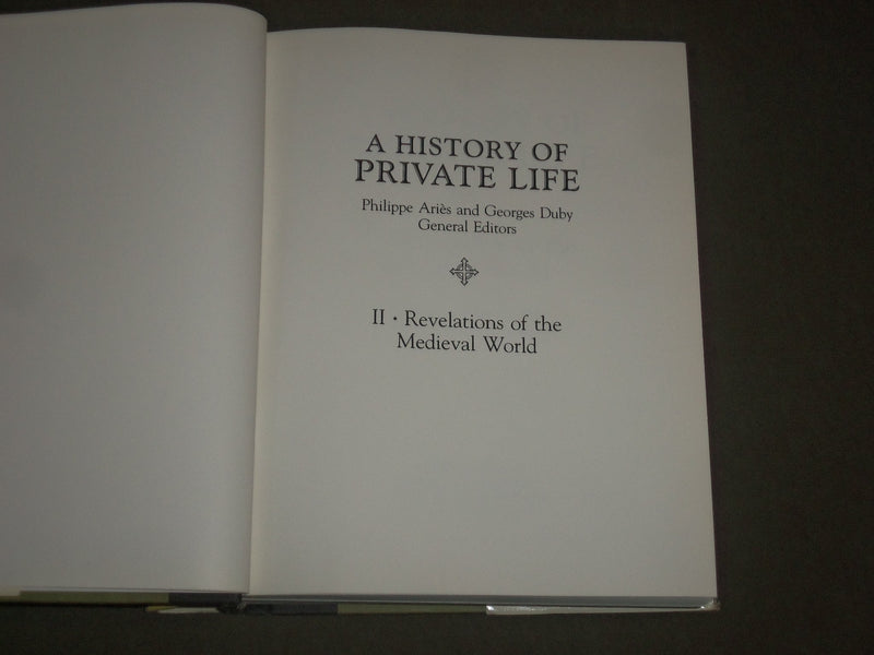 1987 A HISTORY PRIVATE LIFE VOLUME 1 & 2 EDITED BY PAUL VEYNE - I 1340