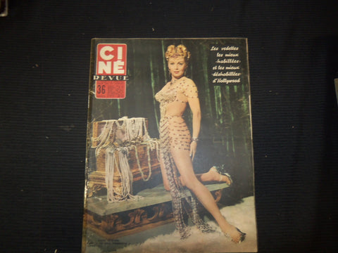 1955 DECEMBER 30 CINE REVUE FRENCH MAGAZINE - LANA TURNER COVER - E 24747