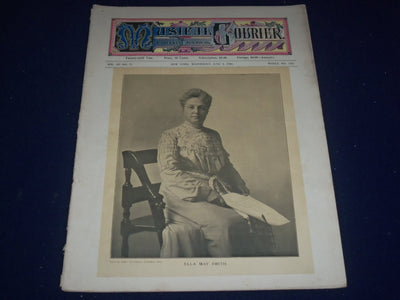 1906 JUNE 6 MUSICAL COURIER MAGAZINE - ELLA MAY SMITH COVER - ADS - J 1258