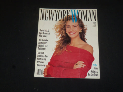 1989 OCTOBER NEW YORK WOMAN MAGAZINE - JULIA ROBERSTS - SP 6162