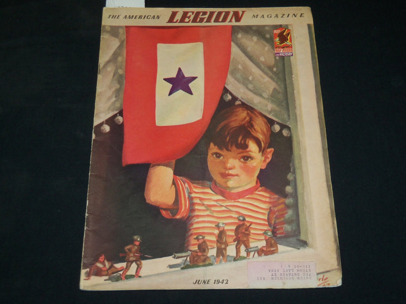 1942 JUNE THE AMERICAN LEGION MAGAZINE - WWII COVER - J 6096