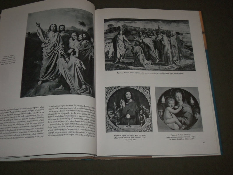 1990 JEAN-AUGUSTE DOMINIQUE INGRES BY ROBERT ROSENBLUM HARDCOVER BOOK - I 1319