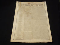 1851 FEBRUARY 15 BOSTON MUSEUM NEWSPAPER - NIGHT BY HENRY LONGFELLOW - NP 9033