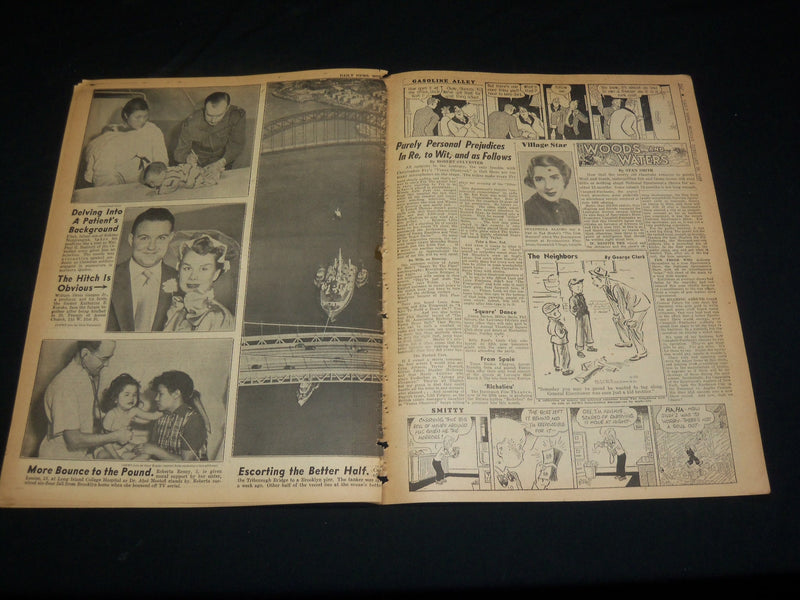 1952 FEBRUARY 25 NEW YORK DAILY NEWS - 2 CHILDREN DIE AS HOME BURNS - NP 5412