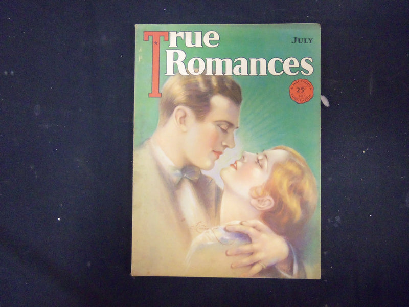1931 JULY TRUE ROMANCES MAGAZINE - NICE COVER, PHOTOS AND STORIES - ST 4145