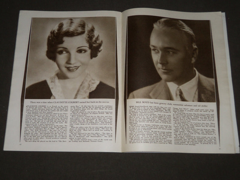 1931 MARCH SCREEN ALBUM MOVIE MAGAZINE VOLUME 1 NO. 1 - ANN HARDING COVER - M 29