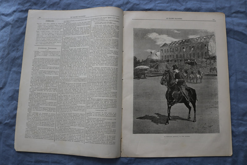 1886 MAY 30 LE GLOVE ILLUSTRE MAGAZINE - ROSE CARON - FRENCH - NP 8638
