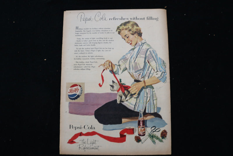 1953 DECEMBER 20 SUNDAY MIRROR MAGAZINE - TERRY MOORE COVER - E 26276