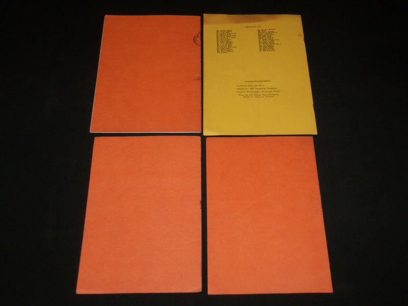 1947 WILLIAM PENN HIGH SCHOOL PROGRAMS LOT OF 4 - HARRISBURG, PA - J 6554