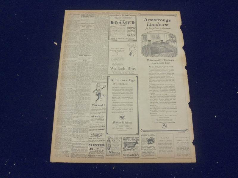 1922 MARCH 7 NEW YORK TIMES - COAL MINERS VOTING FOR STRIKE APRIL 1 - NT 8309