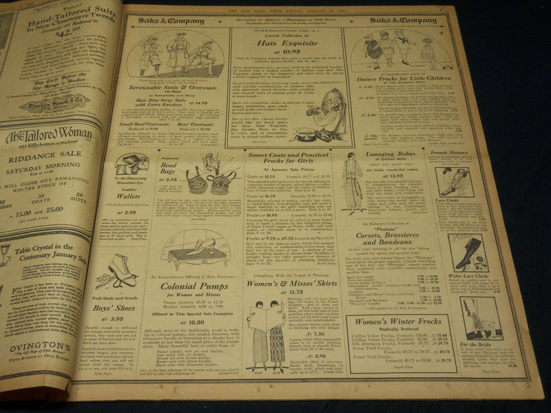 1923 JANUARY 19 NEW YORK TIMES - SINCLAIR REFUSES RECORDS TO SENATE - NT 7908