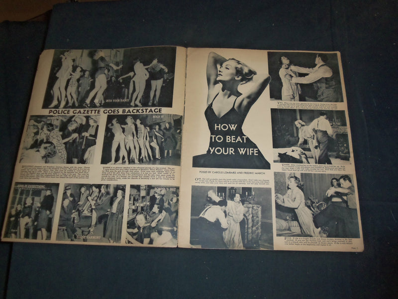1938 FEBRUARY THE NATIONAL POLICE GAZETTE MAGAZINE - EVELYN THAWL - B 5876