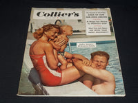 1952 JUNE 21 COLLIER'S MAGAZINE - JACKIE JENSEN'S FAMILY COVER - E 4335