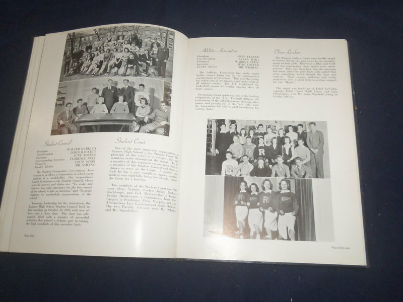 1940 THE NUGGET RAMSEY HIGH SCHOOL YEARBOOK - RAMSEY, NEW JERSEY - YB 2369