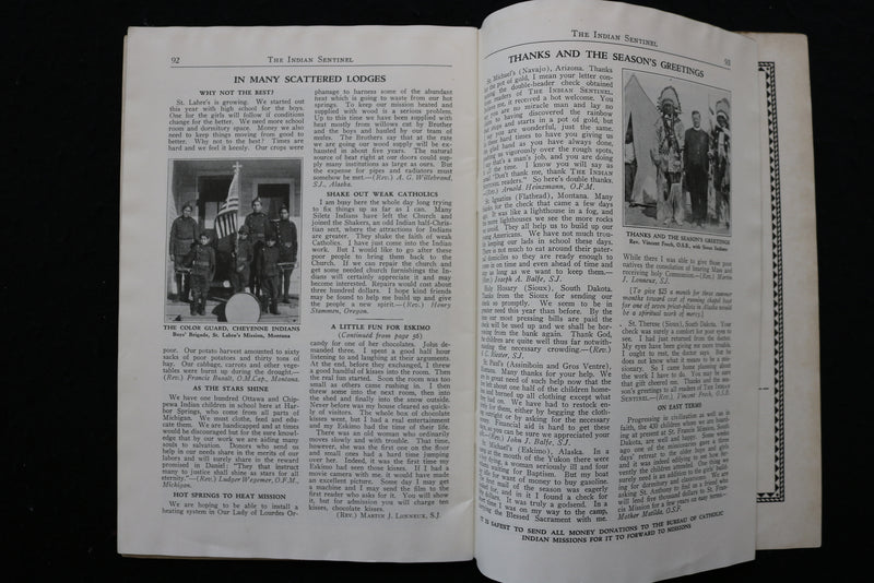 1932 SPRING THE INDIAN SENTINEL QUARTERLY MAGAZINE - K 2373