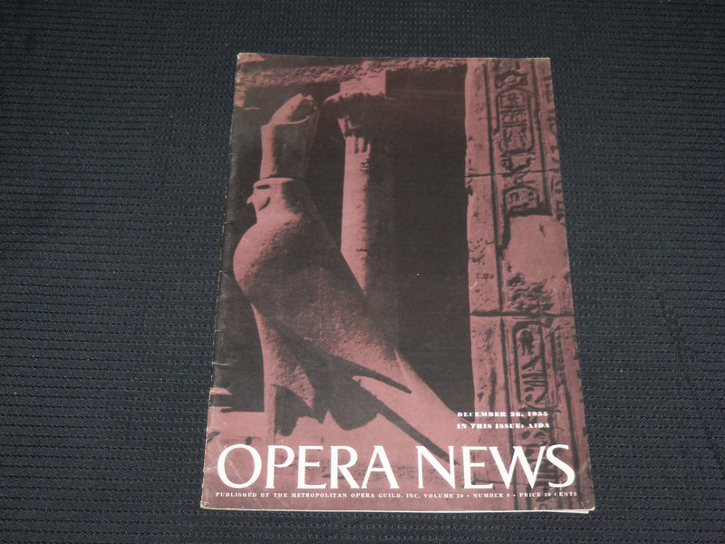1955 OPERA NEWS MAGAZINE LOT OF 19 DIFFERENT ISSUES - O 2805D