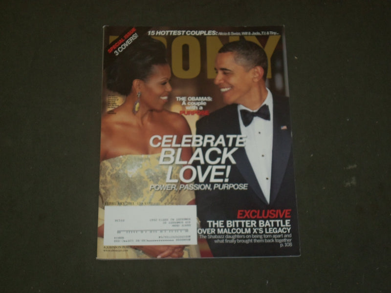 2011 FEBRUARY EBONY MAGAZINE - BARACK & MICHELLE OBAMA COVER - B 1296