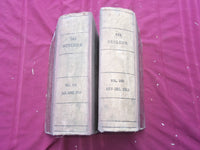 1913 JAN-DEC THE BUILDER U. K. MAGAZINE BOUND VOLUMES - 2 VOLS - FOLD OUTS- C 37
