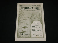 1934 APRIL AQUATIC LIFE MAGAZINE - NEW JERSEY FISH CULTURISTS' SHOW - J 6558