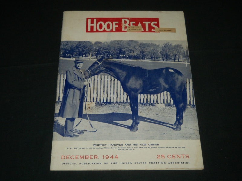 1944 DECEMBER HOOF BEATS MAGAZINE - WHITNEY HANOVER ISSUE - B 6454