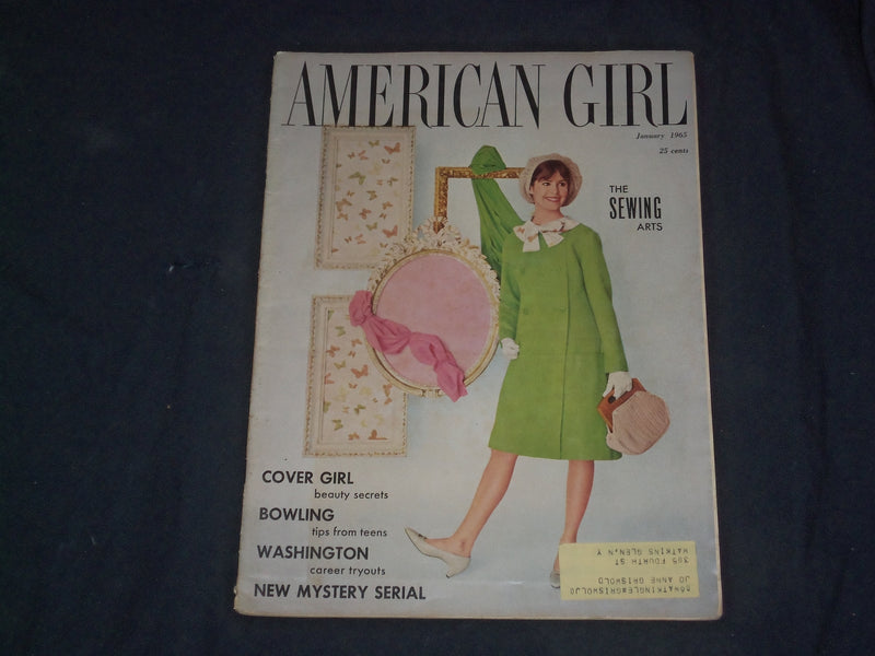 1965 JANUARY AMERICAN GIRL MAGAZINE - THE SEWING ARTS - CW 508