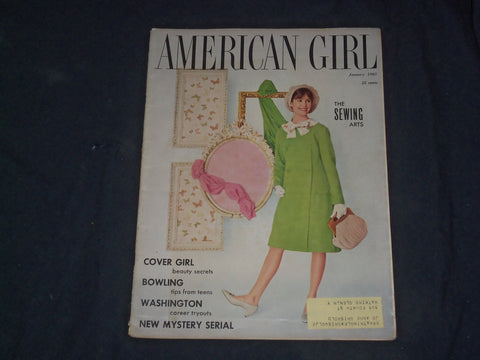 1965 JANUARY AMERICAN GIRL MAGAZINE - THE SEWING ARTS - CW 508